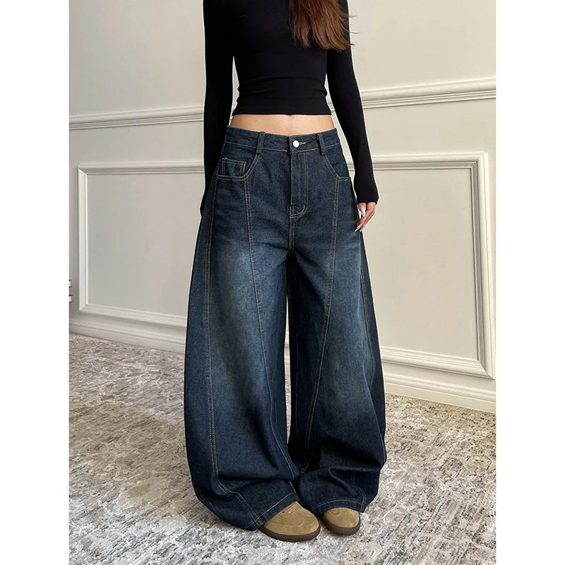 Retro Y2K Wide Leg Jeans